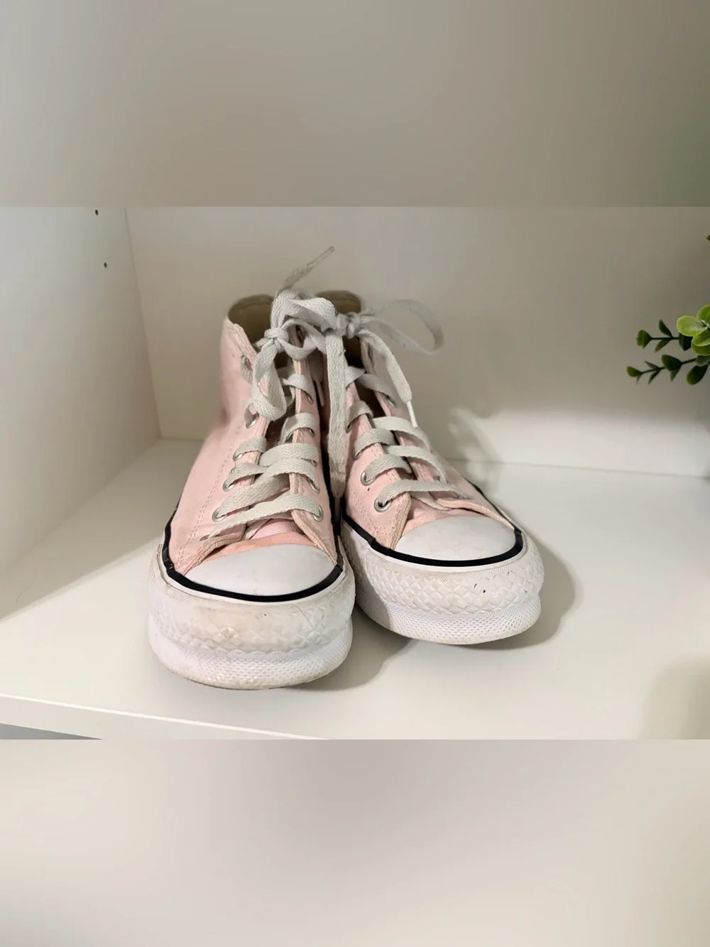 Converse Kids Pink High Top Sneakers